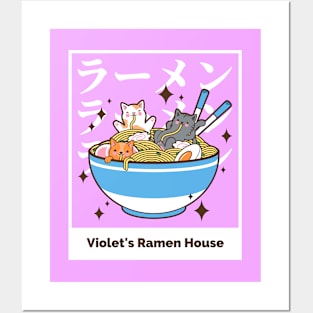 Violet's Ramen Shop Posters and Art